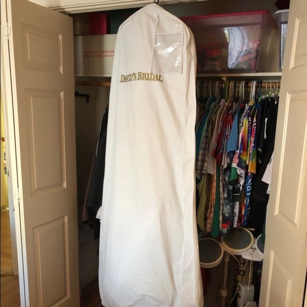 Size 10 strapless satin wedding dress